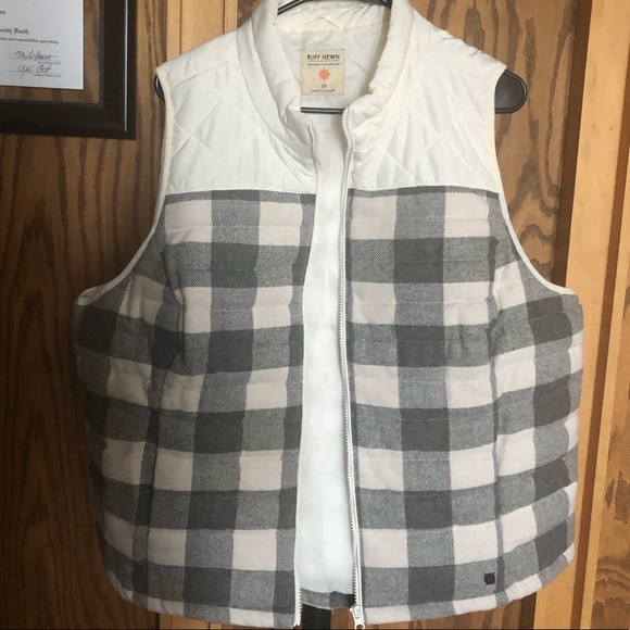 Ruff Hewn flannel puff vest - Picture 1 of 3